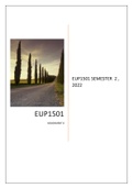 EUP1501 ASSIGNMENT 8 PORTFOLIO SEMESTER 2 2022