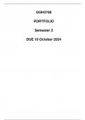 GGH3708 PORTFOLIO Semester 2 Due 18 October 2024