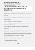 ISQS 2340 EXAM 4 DELGADILLO STUDY GUIDE WITH COMPLETE SOLUTIONS