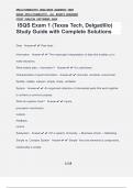 ISQS Exam 1 (Texas Tech, Delgadillo) Study Guide with Complete Solutions