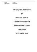 TLI4801 FINAL PORTFOLIO SEMESTR  2, 2022  Oct/Nov memo, Pass guaranteed