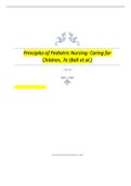 Principles of Pediatric Nursing: Caring for Children, 7e (Ball et al.)