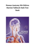 Human Anatomy 9th Edition Martini Tallitsch Nath Test Bank