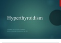 NR 507 Week 7 Final Presentation Hyperthyroidism