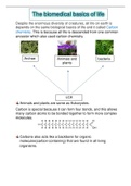 Pearson edexcel a level Biology Unit1- 2022 (All organic molecules)