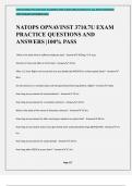 NATOPS OPNAVINST 3710.7U EXAM PRACTICE QUESTIONS AND ANSWERS |100% PASS