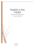 English in the media opdracht: social media