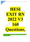 HESI-EXIT-RN-EXAM-2024-V3-REAL-160-QUESTIONS- AND-100%CORRECT ANSWERS