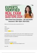 Texas State Exam Simulator - Life and Health Insurance/ 200+ Q&A/ 2024-2025. 