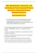 QAL {Residential, Industrial, and  Institutional Pest Control} 50 Exam  Questions & Revised Correct  Detailed Answers   Guaranteed Pass 