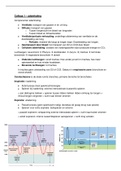 Samenvatting Algemene Fysiologie