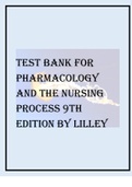 TEST BANK FOR PHARMACOLOGY AND THE NURSING PROCESS 9TH EDITION BY LILLEY.pdf