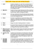 AAPC CHP. 5 Exam test with Verified Answers