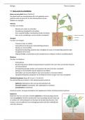 Samenvatting Biologie Planten VWO 5  -  Biologie voor jou 