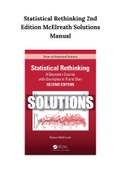 Statistical Rethinking 2nd Edition McElreath Solutions Manual