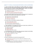NURSING MSN 571 FINAL EXAM QUESTIONS AND ANSWERS 100% CORRECT LATEST UPDATE 2022/2023 (GRADED A+)