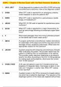 AAPC - Chapter 9 Review Exam with Verified Answers Graded A+