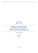 Volledige samenvatting Biologische Psychologie 2