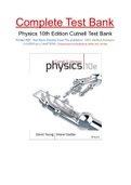 Physics 10th Edition Cutnell Test Bank