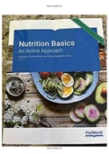 Nutrition Basics An Active Approach 2nd Edition Zimmerman Test Bank