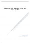 iHuman Case Study Test (2024) || With 100% Correct Solutions