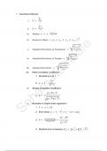 CFA IMC Unit 2 Formulas