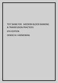 TEST BANK FOR MODERN BLOOD BANKING & TRANSFUSION PRACTICES 6TH EDITION 2024 UPDATE BY  DENISE M. HARMENING.pdf