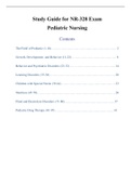 NR-328/ NR 328 Exam 1: Pediatric Nursing Exam 1 Review (Latest 2022/2023) Chamberlain