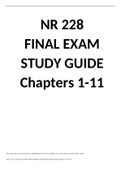 NR 228 FINAL EXAM STUDY GUIDE Chapters 1-11 (A+ Guide).