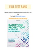 Radiation Protection in Medical Radiography 8th Edition Sherer Test Bank