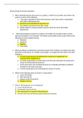 Pharmacology Final Exam Questions