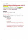 Lab 4 Diffusion and Osmosis BIO201L Straighterline Anatomy & Physiology I BIO 201L Lab 4 Diffusion and Osmosis Worksheet – with all lab photos (New Version June 2024) Scored 100%