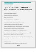 QUIZ #3 CSULB HIST 172 PRACTICE QUESTIONS AND ANSWERS |100% PASS