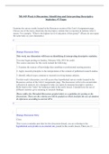 NR 449 Week 6 Discussion: Identifying and Interpreting Descriptive Statistics: 47 Pages