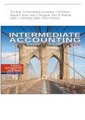 Test Bank for Intermediate Accounting, 17th Edition