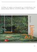 Test Bank for Gardner’s Art through the Ages: A Global History, 16th  Edition