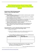 WGU Pathophysiology Study Guide: D236 Pathophysiology Section 1 Lesson 5 Neurologic System