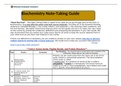   BIOCHEMISTRY C785 Biochemistry Note-Taking Guide LATEST