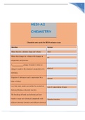 HESI-A2 CHEMISTRY QUESTIONS WITH CORRECT ANSWERS LATEST 2022/23