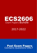 ECS2606 EXAM PACK 2022