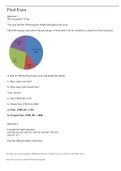 MATH 110 Final Exam Questions and Answers- Portage Learning (Latest version, A+ Rated)