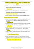 ATI RN COMPREHENSIVE PREDICTORRETAKE 2019 GRADED A+/ ATI RNCOMPREHENSIVE PREDICTOR RETAKE 2019GRADED A+