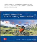 Solution Manual for Fundamental Accounting Principles,  24th Edition