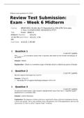 NRNP 6552 Week 6 Midterm Exam; July QTR