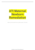 ATI Maternal Newborn Remediation