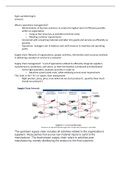 Operations Management Summary all Lectures 