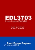 EDL3703 EXAM PACK 2022