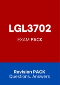 LGL3702 EXAM PACK 2022