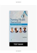 Nursing Health Assessment A Best Practice Approach 3rd Edition Jensen Test Bank