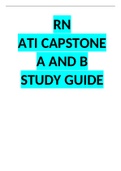 RN ATI CAPSTONE A AND B STUDY GUIDE
